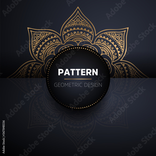 Photo luxury ornamental mandala design background