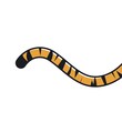 tiger tail icon vector illustration design