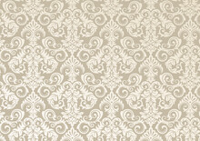 Beautiful Damask Pattern Of Brown And Beige Colors.