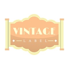 Sticker - vintage label