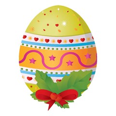 Wall Mural - colorful easter egg