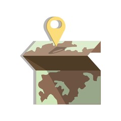 Poster - map icon