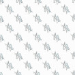 © smth.design - Isolated floral seamless pattern with blue branches bouquet. White background. Simple backdrop.