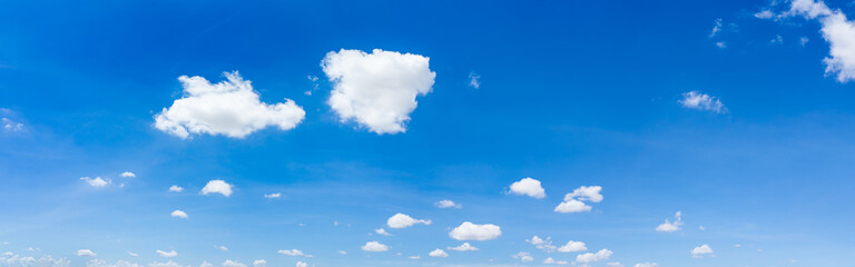 panorama blue sky and clouds with daylight natural background.