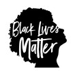 © Ashley Melton Photo - black lives matter fist bold woman Afro big hair women typography text icon symbol face head
