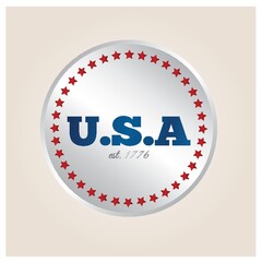 Sticker - united states of america