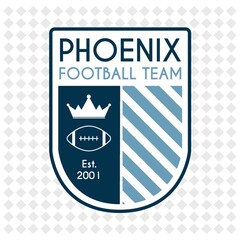 Sticker - phoenix football team badge