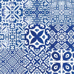  Traditional ornate portuguese azulejos.