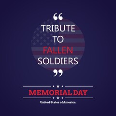 Poster - memorial day