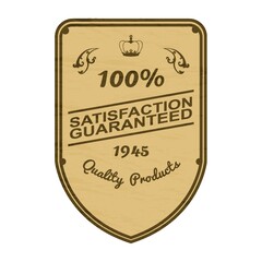 Sticker - quality product label design