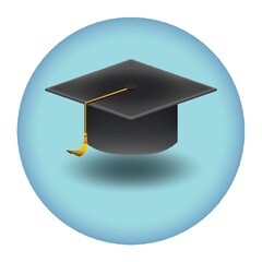 Sticker - graduation cap