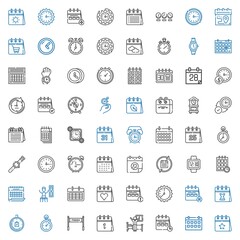 Sticker - deadline icons set