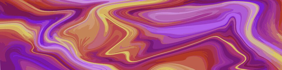 Poster - Abstract Color flow gradient background. Liquid marble art texture. Flow inks in water style