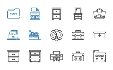 Sticker - portfolio icons set