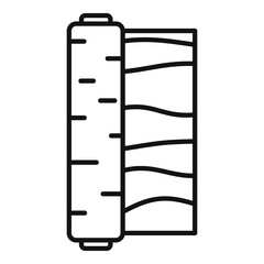 Poster - construction room wallpaper icon. outline construction room wallpaper vector icon for web design iso