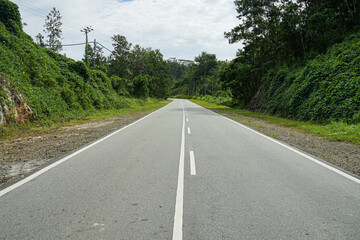 Photo for empty  highway at hill 