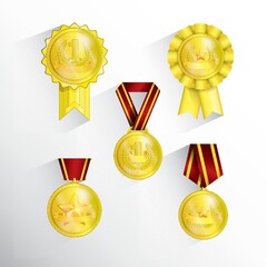 Sticker - set of medals