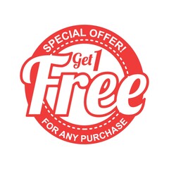 Sticker - special offer label