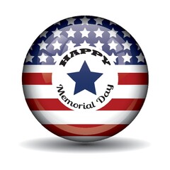 Sticker - memorial day