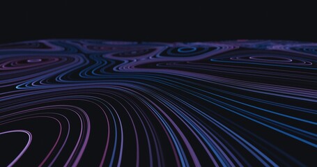 Abstract flowing lines background