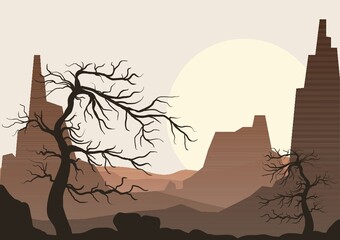 Wall Mural - desert landscape