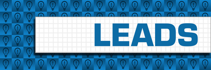 Wall Mural - Leads Blue Bulbs Texture Horizontal Text 