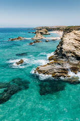 Praia da Samoqueira. Samoqueira Beach, near Porto Covo, Alentejo Region, Portugal