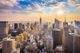 Fototapeta  - New York, New York, USA skyline