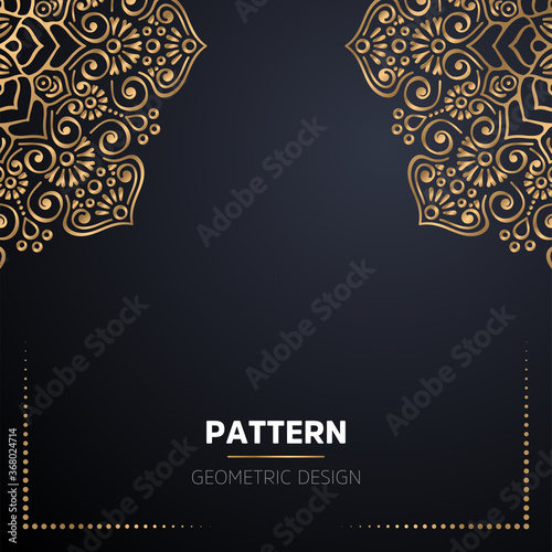 Photo luxury ornamental mandala design background