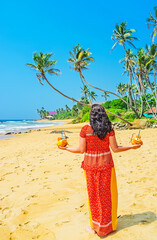 Poster - Enjoy the coconut water, Sri Lanka