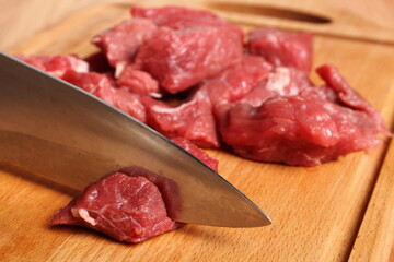 Dicing beef, casserole steak