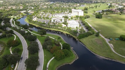 Wall Mural - Aerial Urban Photography from South Florida.