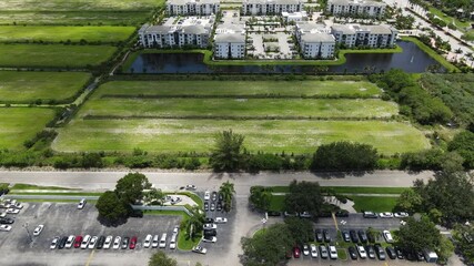 Wall Mural - Aerial Urban Photography from South Florida.