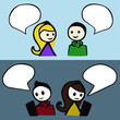 couple_talking_digital detox_speech balloon_facing and averted_blank__by jziprian
