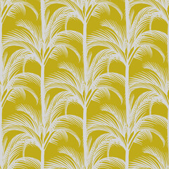 seamless pattern with tropical palms in two colors for unisex surface and fabric design