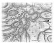 © Morphart - Map of the area around Porto Calvo, 1637, vintage illustration.