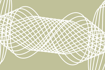 Poster - abstract vector background with waves