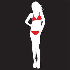 Wall Mural - woman in bikini