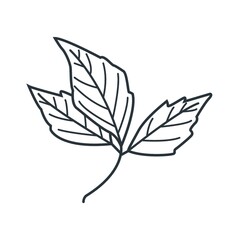 Sticker - leaves