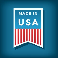 Sticker - made in usa label