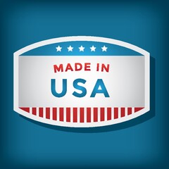 Canvas Print - made in usa label