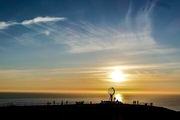 Wall Mural - landscape view in nordkapp north cape norway europe , taken in nordkapp, europe