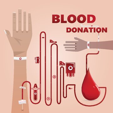 blood donation concept