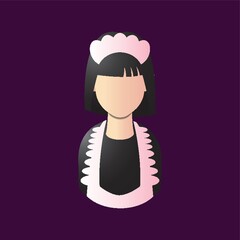 Sticker - maid