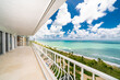 Condominium balcony with ocean view Miami Beach