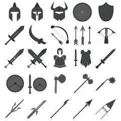 set of fantasy icons