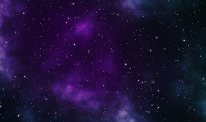 Wall Mural - Spacescape illustration design with beautiful cosmos in the universe