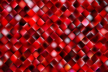 Abstract Mosaic Of Red Mesh Rectangle Elements. Natural Gradient Background Template. Modern Blurred Multicolor Wallpaper. Vector Illustration Eps10