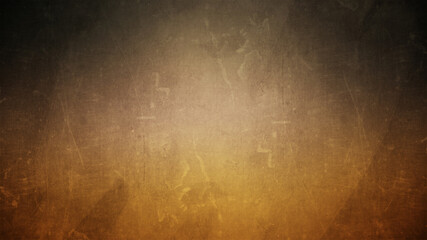 Poster - old brown paper parchment background design with distressed vintage stains and ink spatter and white