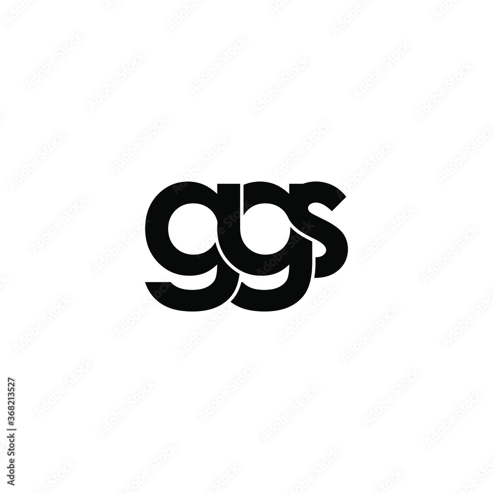 ggs letter original monogram logo design Stock Vector | Adobe Stock